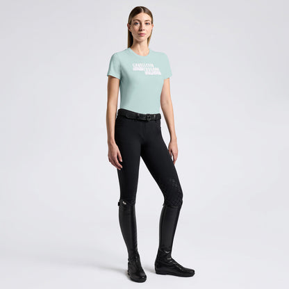 Cavalleria Toscana CT Ladies Cotton T-Shirt With Embroidery Logo