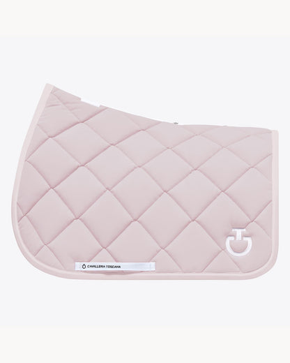 Cavalleria Toscana CT Diamond Quilted Jersey Jumping Saddle Pad