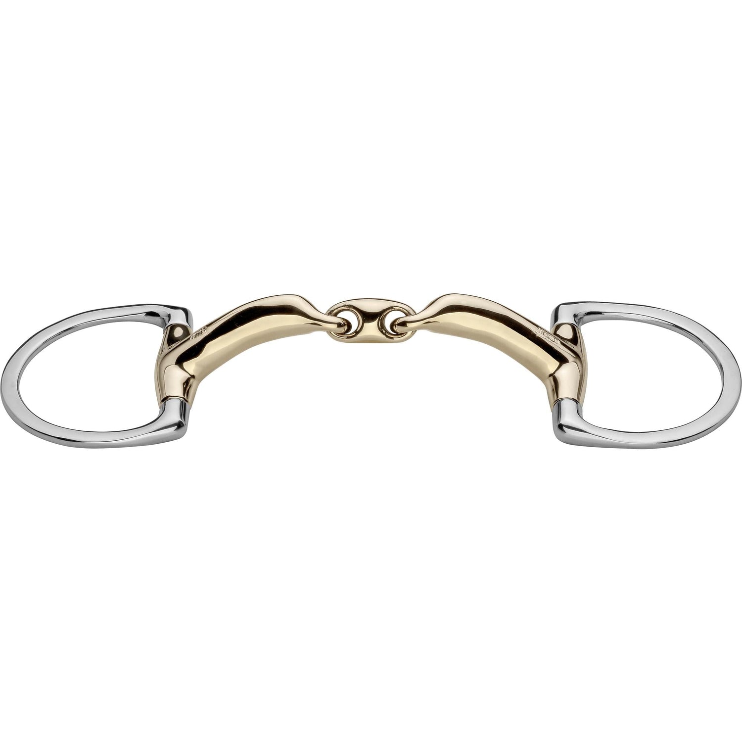 Sprenger Novocontact Eggbutt Horse Bit with D-shaped rings 40356-78 (16mm Thick, 65mm Ring)- Shop Online Today