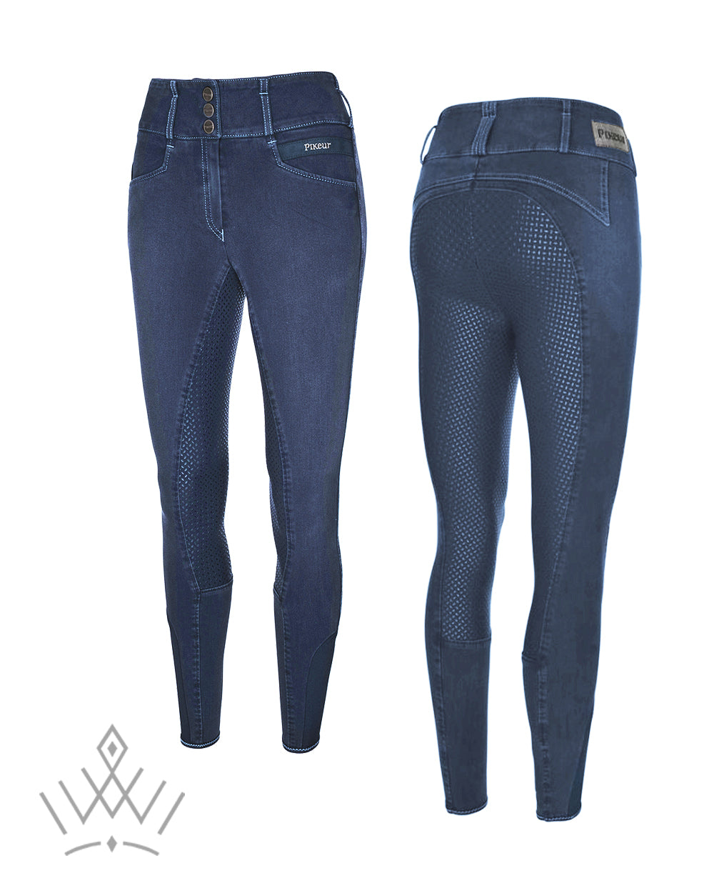 Pikeur Candela Denim Jean Full Grip Ladies Breeches 141716.
