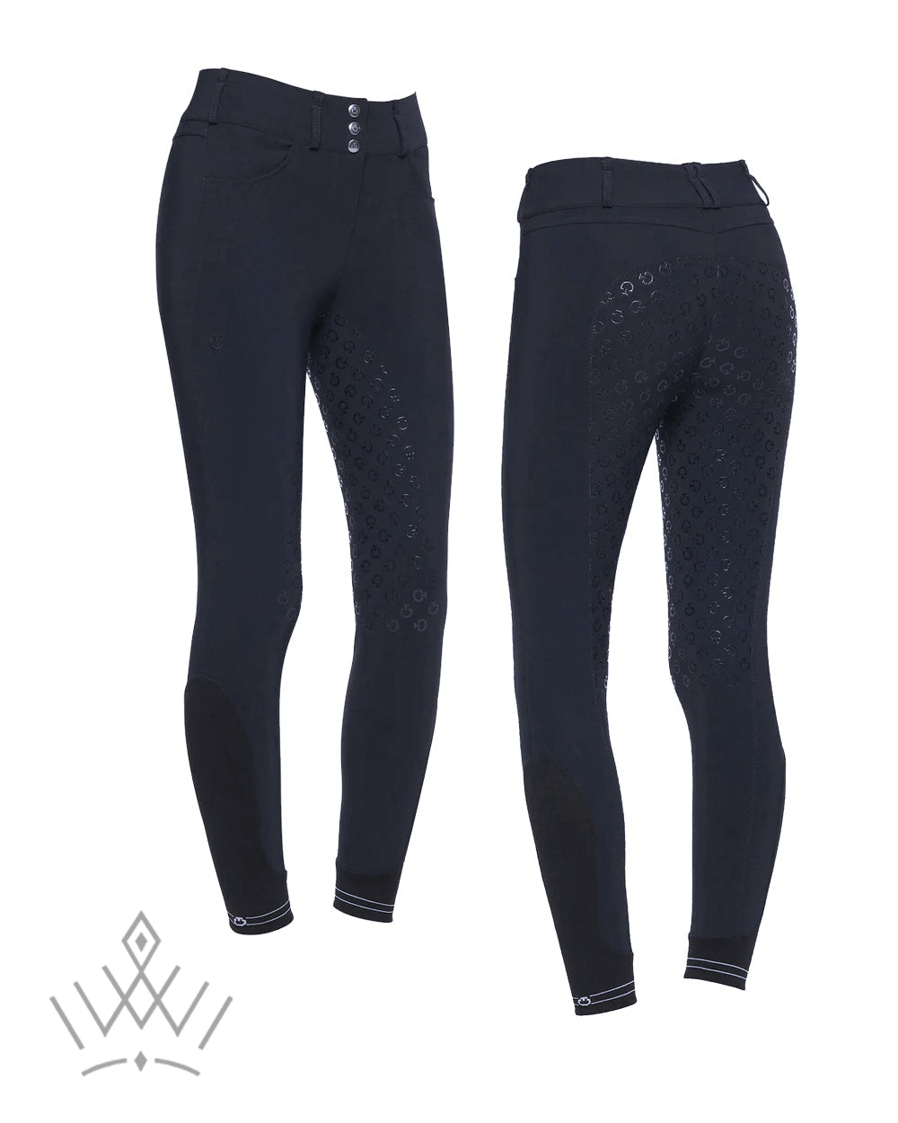 Cavalleria Toscana Ladies High Waist Full Grip Breeches - Shop Online