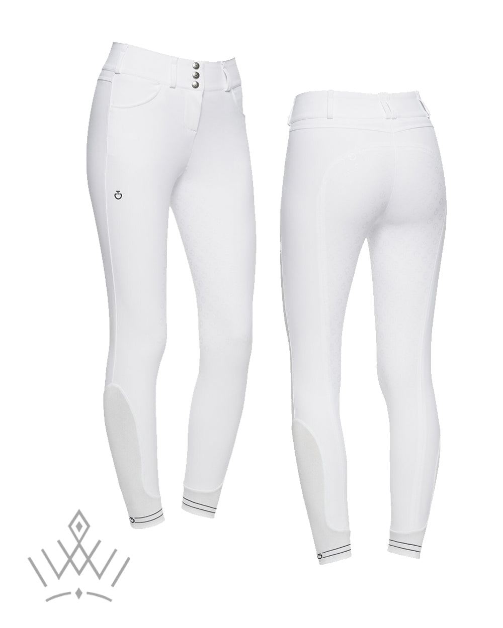 Cavalleria Toscana Ladies High Waist Full Grip Breeches - Shop Online