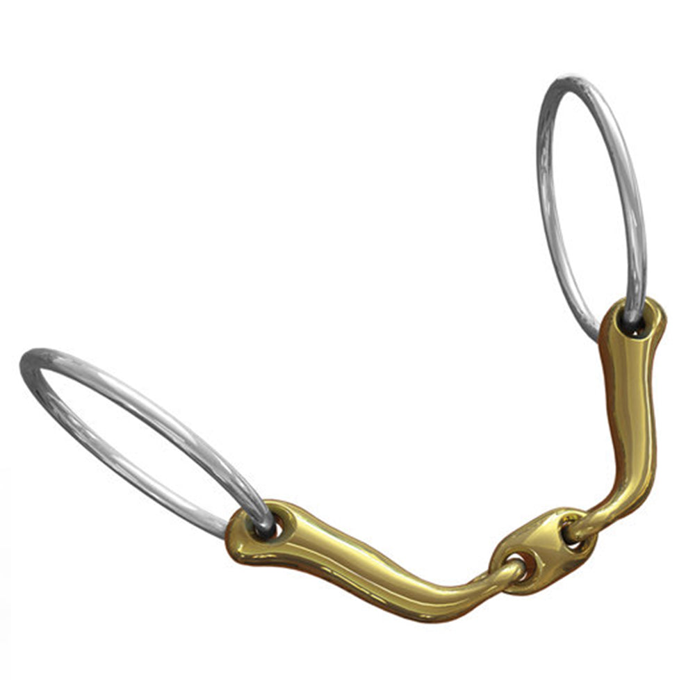 Neue Schule Pony Verbindend Loose Ring Horse Bit (12mm/65mm Rings) 9010-65