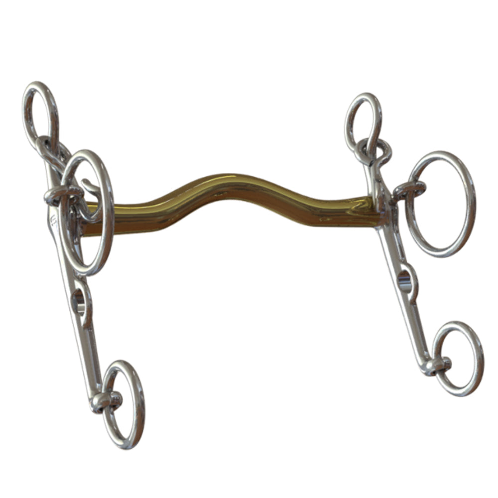 Neue Schule Slimma Show Pelham Horse Bit (14mm/7cm Shank) 8015-7SHP