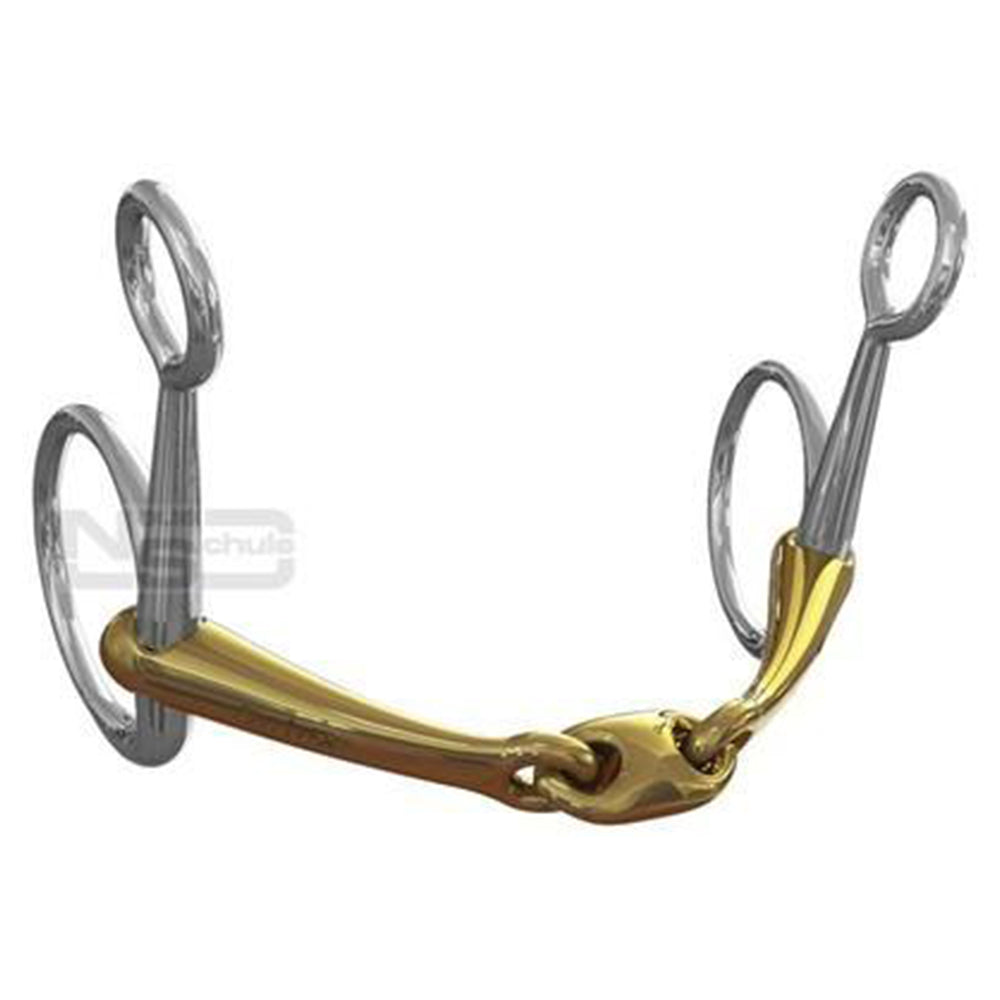 Neue Schule Tranz Angled Lozenge Baucher Horse Bit (16mm) 8023-B.