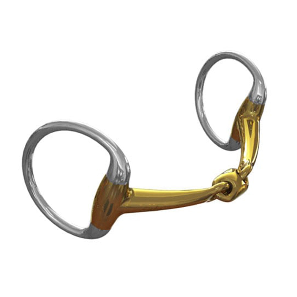 Neue Schule Tranz Angled Lozenge Eggbutt Horse Bit (16mm) 8023-E.