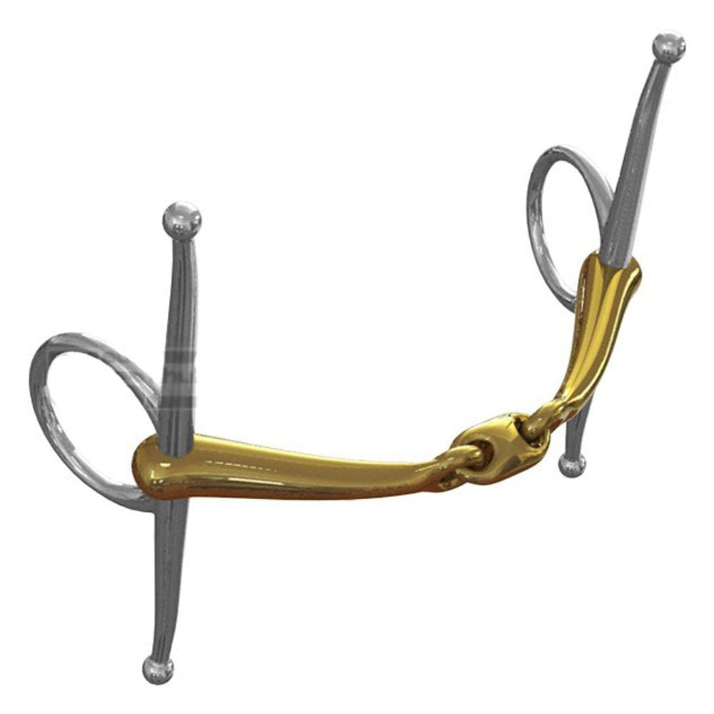 Neue Schule Tranz Angled Lozenge Full Cheek Horse Bit (16mm) 8023-FC.
