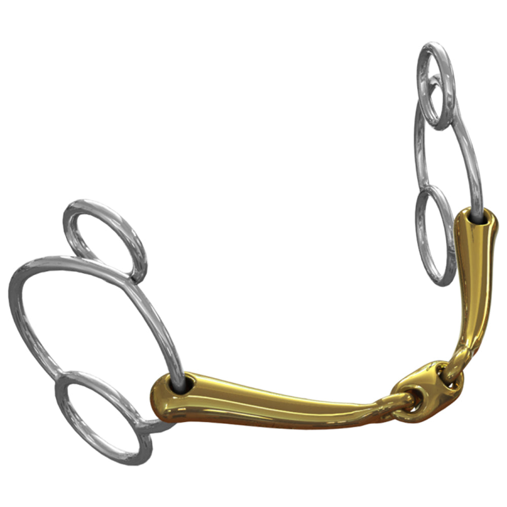 Neue Schule Tranz Angled Lozenge Universal Horse Bit (18mm) 8024-U.