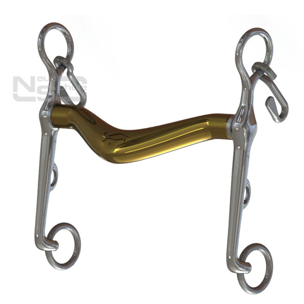 Neue Schule Turtle Tilt Weymouth Horse Bit (14mm/5cm Shank) 7015-5FF