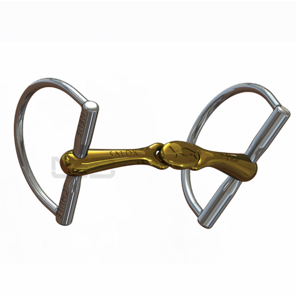 Neue Schule Turtle Top with Flex Hunter-D Horse Bit (16mm) 7023-HD.