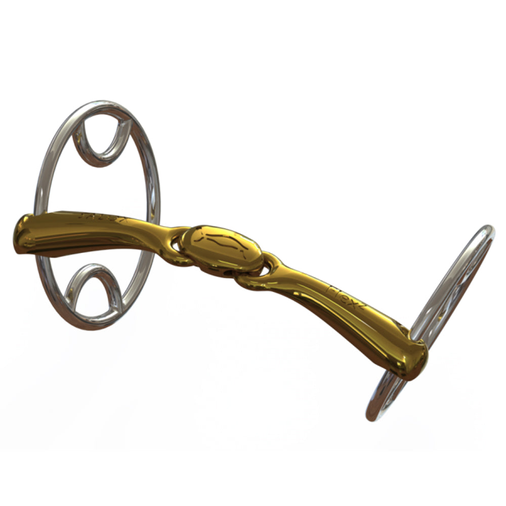 Neue Schule Turtle Top with Flex Beval Horse Bit (16mm/70mm Ring) 7023-BEV 70 TT.