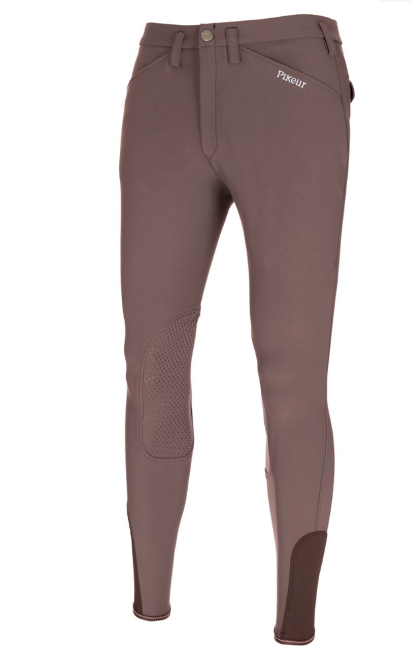 Pikeur Rodrigo Grip II Knee Patch Men's Breeches My Breeches | Pikeur Truffle 44/UK28”/USA28”