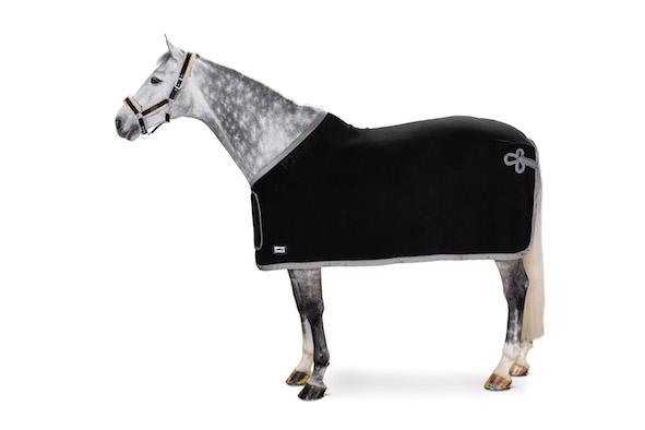 Eskadron Fleece Show Sweat Rug -Black-Grey-S-