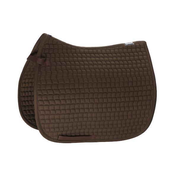 Eskadron Cotton Saddle Cloth -Dark Brown-Pony - GP/Jumping-