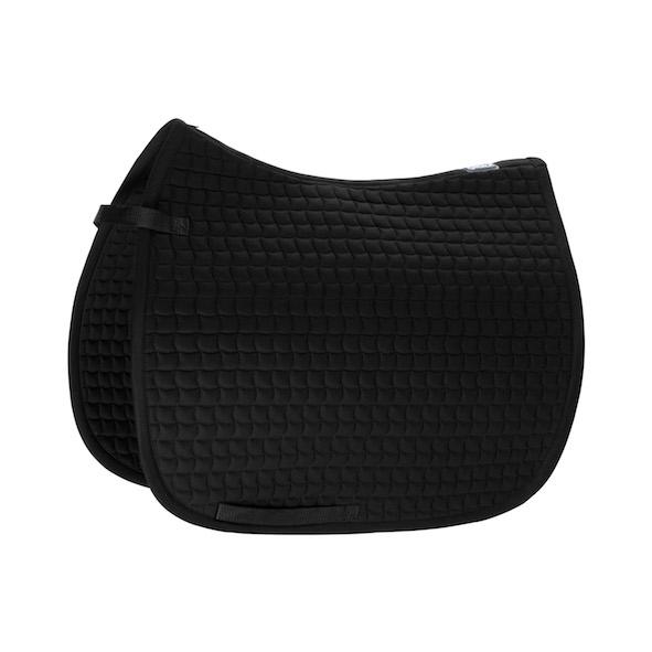 Eskadron Cotton Saddle Cloth -Black-Pony - GP/Jumping-