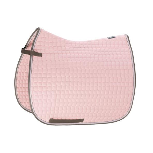 Eskadron Contrast Cotton Saddle Cloth -Powderrose-Pony - Dressage-