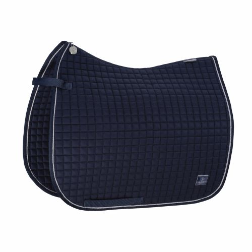Eskadron Cotton Saddle Pad Platinum Pure 23 -Navy-Pony - Dressage-