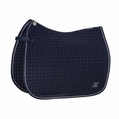 Eskadron Cotton Saddle Pad Platinum Pure 23 -Navy-Pony - Dressage-