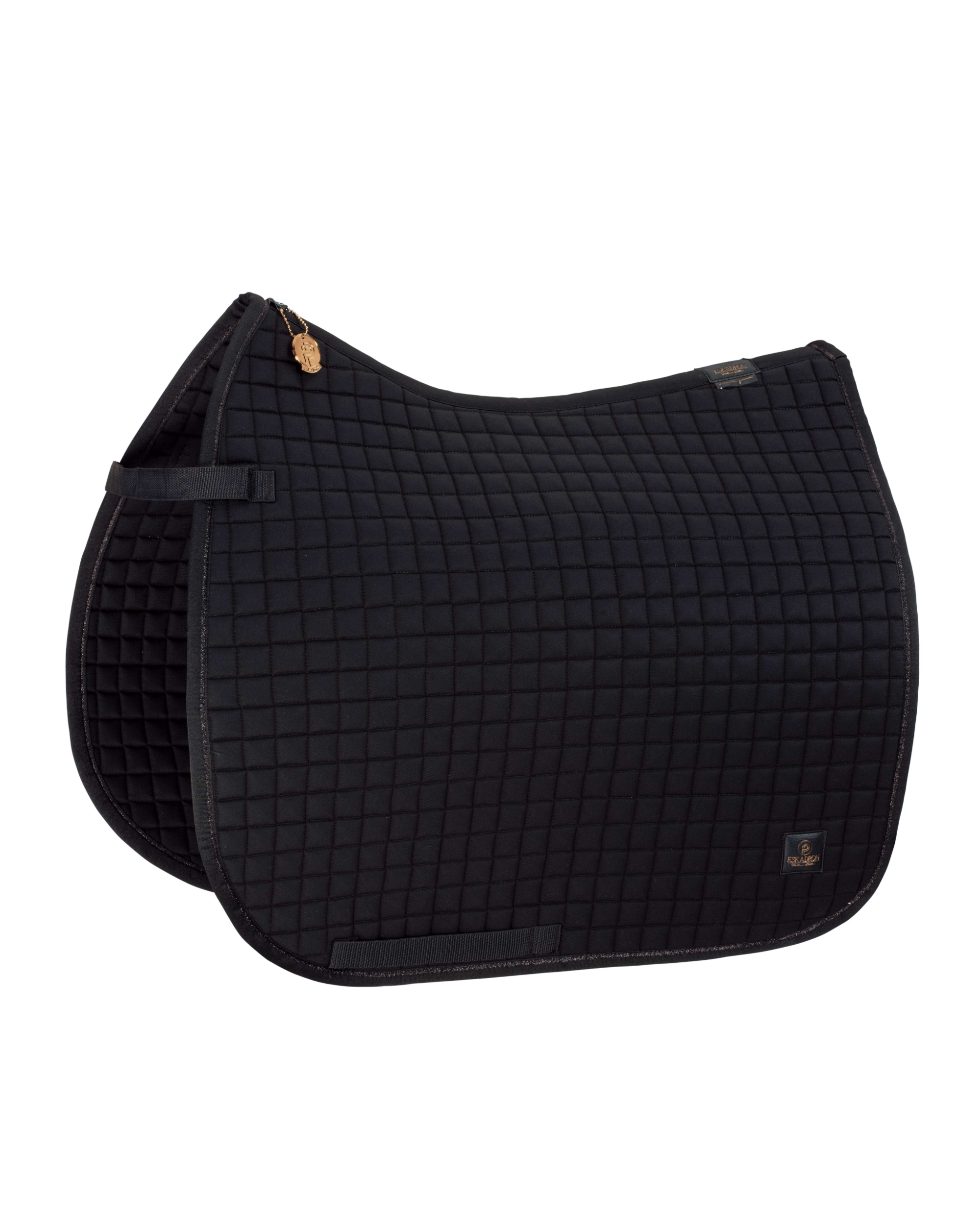 Eskadron Cotton Saddle Pad Platinum Summer 2023 -Black-Full - Dressage-