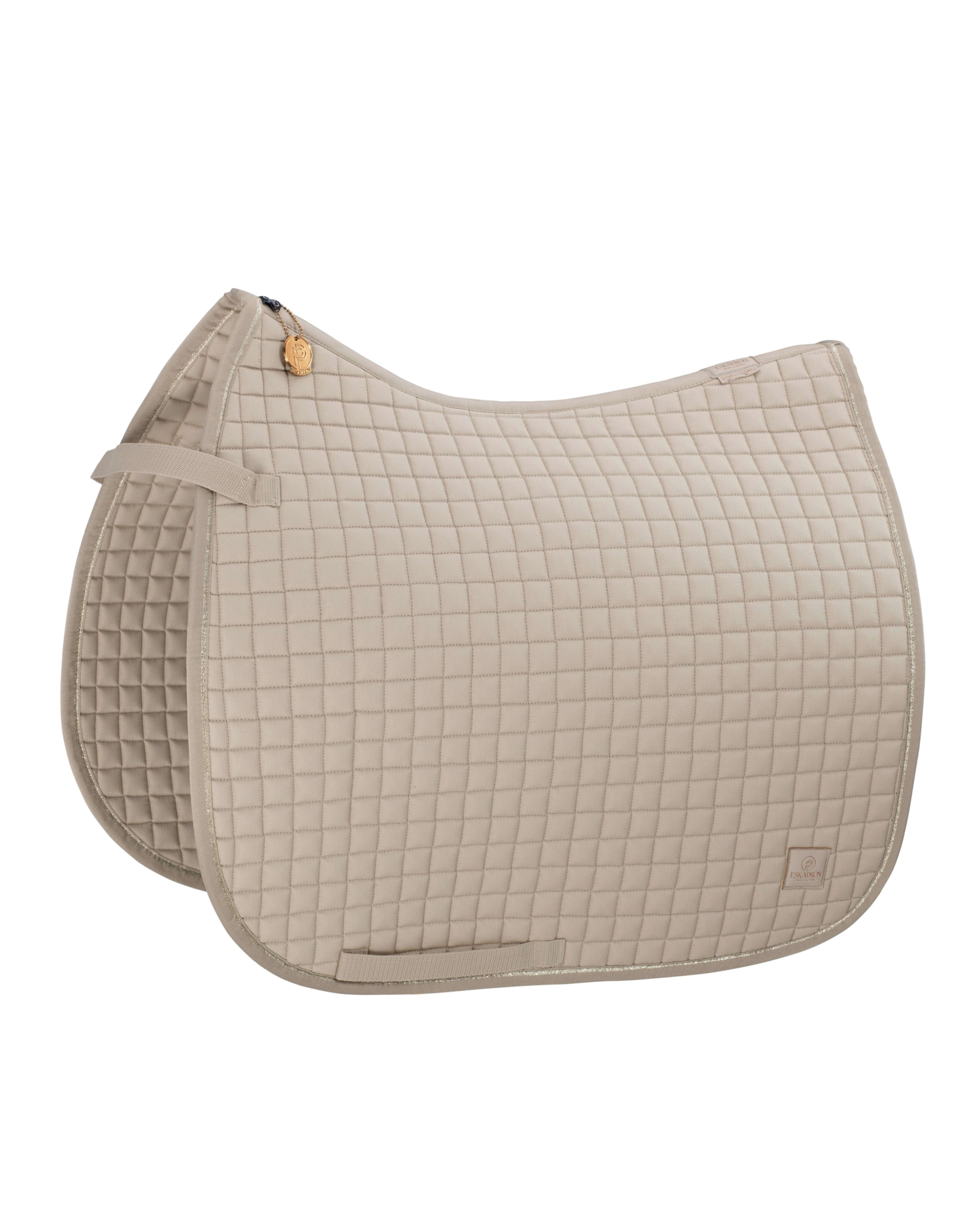 Eskadron Cotton Saddle Pad Platinum Summer 2023 -Sand-Full - Dressage-