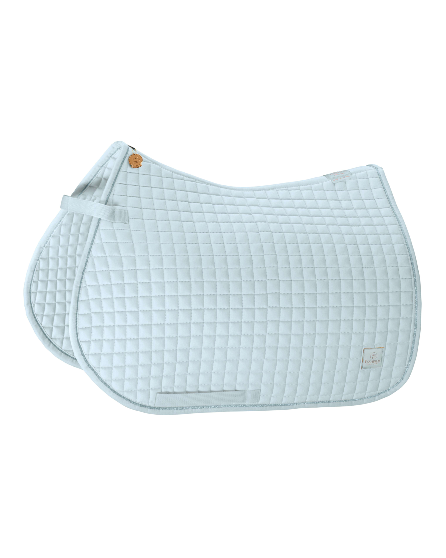 Eskadron Cotton Saddle Pad Platinum Summer 2023 -Powder Blue-Full - GP/Jumping-