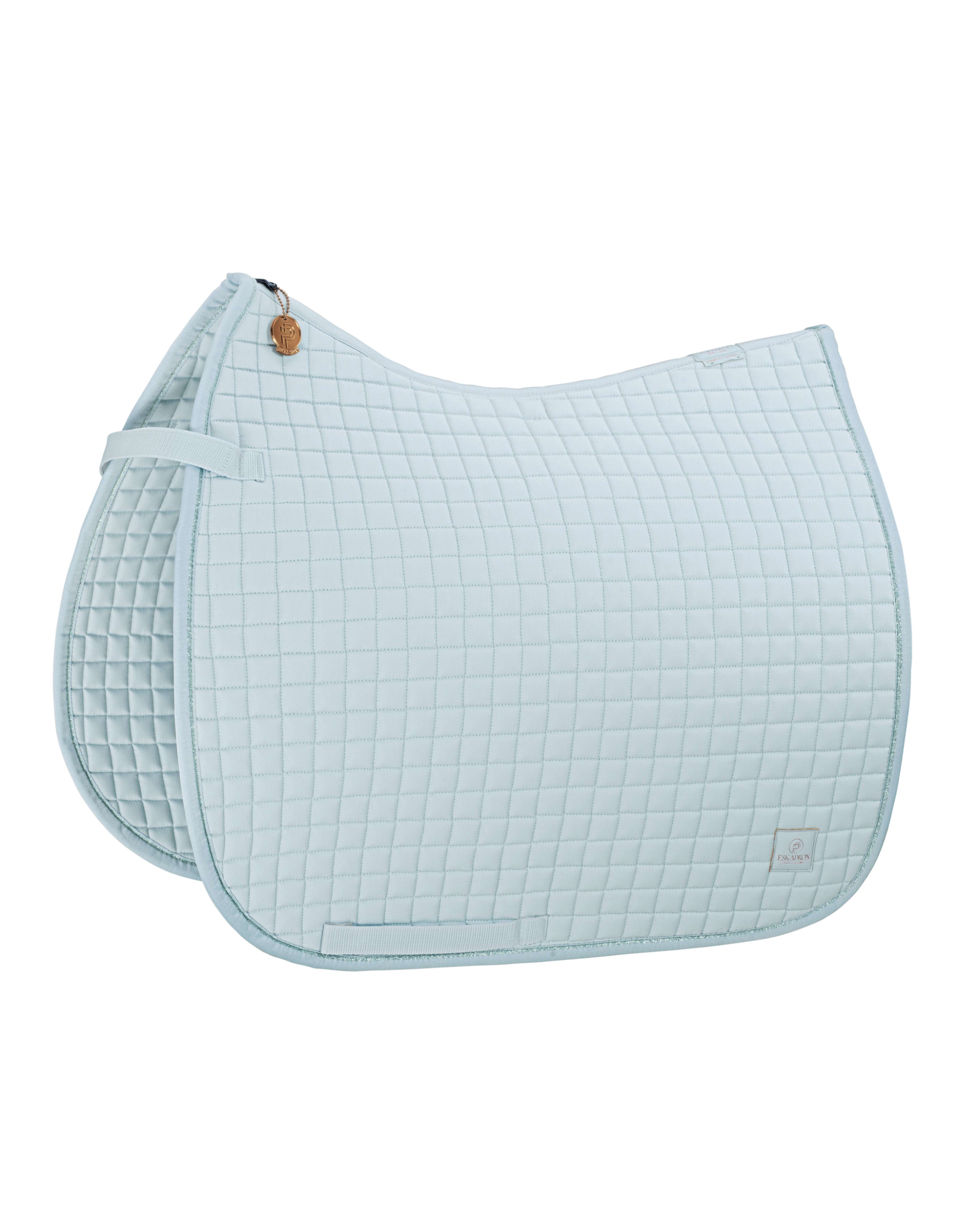 Eskadron Cotton Saddle Pad Platinum Summer 2023 -Powder Blue-Full - Dressage-