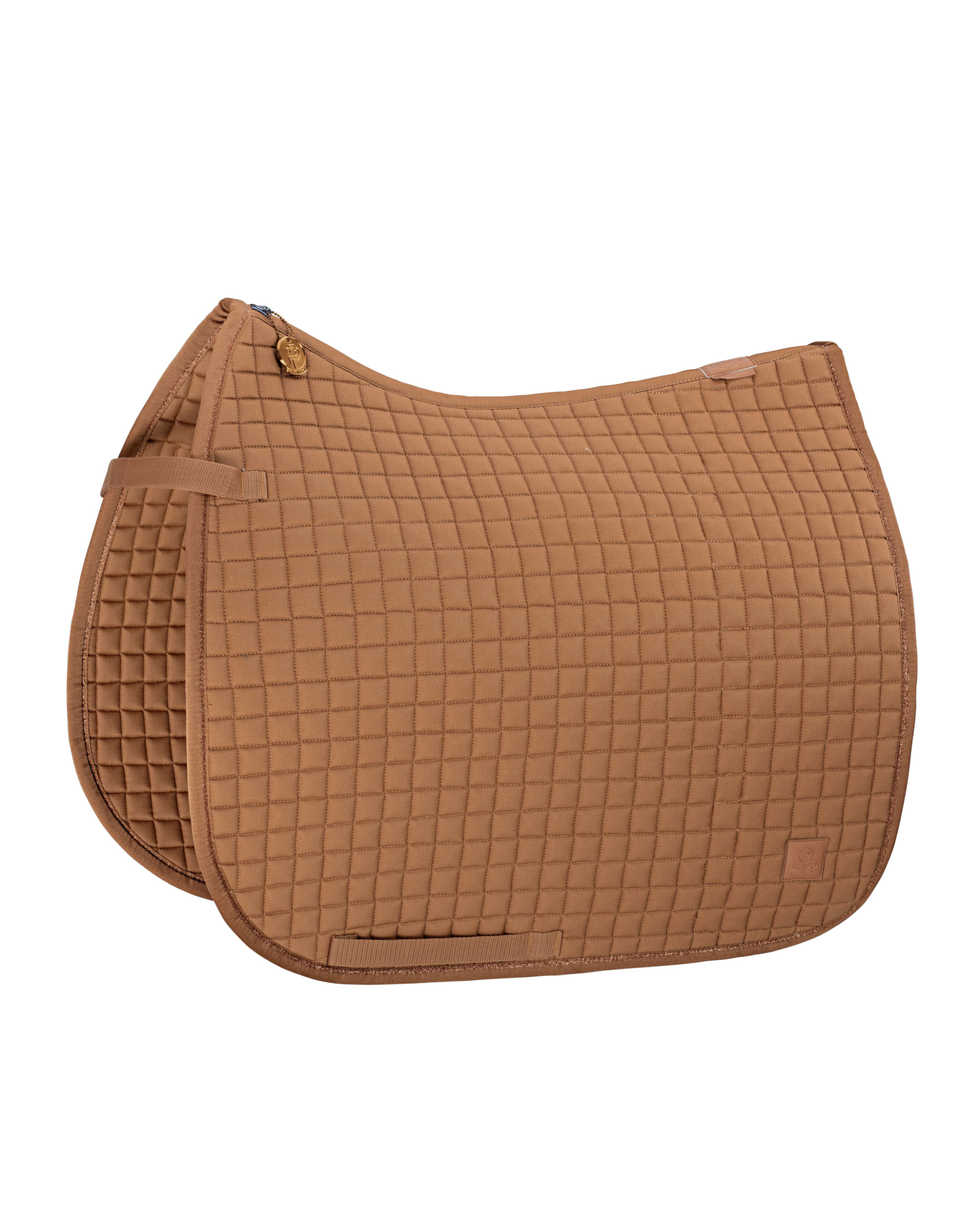 Eskadron Cotton Saddle Pad Platinum Summer 2023 -Cognac-Full - Dressage-