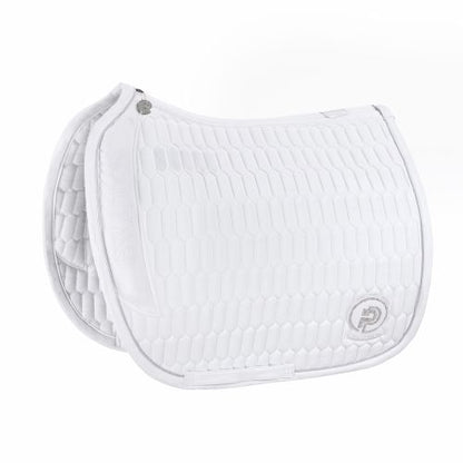 Eskadron Softshell Avantgarde Saddle Pad Platinum Pure 23 -White-Full - Dressage-