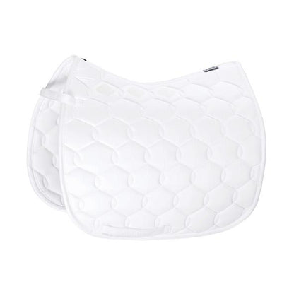 Eskadron Glossy Wave Saddle Cloth -White-Pony - GP/Jumping-