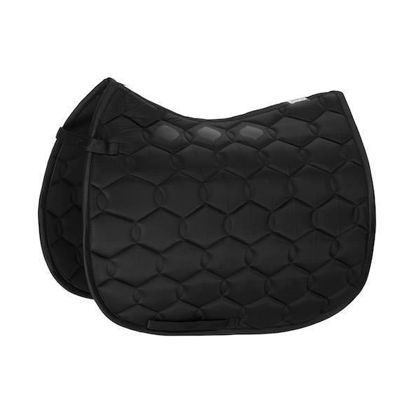 Eskadron Glossy Wave Saddle Cloth -Black-Pony - Dressage-
