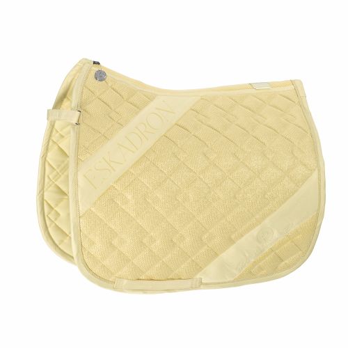 Eskadron Glitter Mesh Saddle Pad Platinum Pure 23 -Sunflower-Full - Dressage-