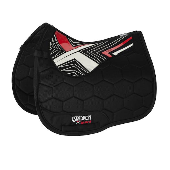 Eskadron 3D Mesh Compact Saddle Cloth -Black-Full - GP/Jumping-