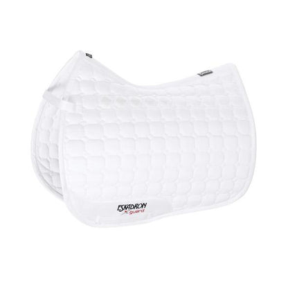 Eskadron Glossy Compact Saddle Cloth -White-Full - Dressage-
