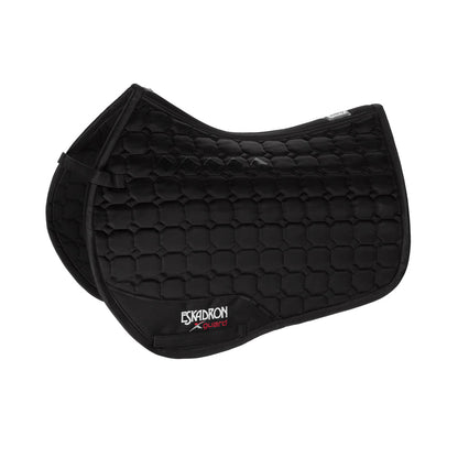 Eskadron Glossy Compact Saddle Cloth -Black-Full - GP/Jumping-
