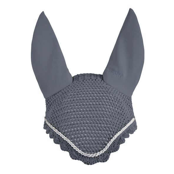 Eskadron Regular Silver Braid Fly Hood -Anthracite-Pony (P2)-
