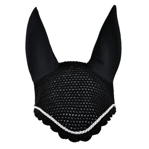 Eskadron Regular Silver Braid Fly Hood -Black-Pony (P2)-