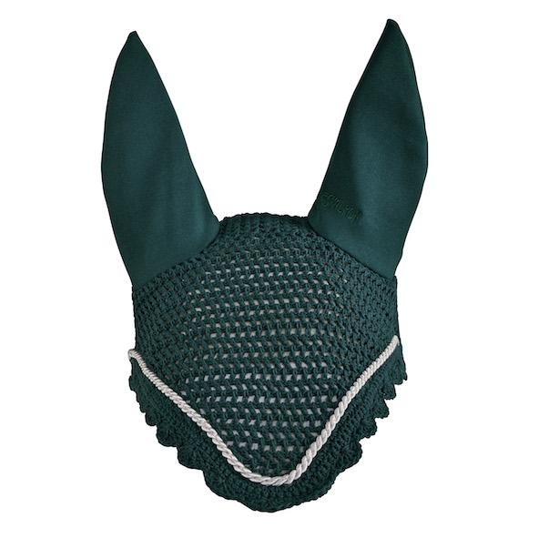 Eskadron Regular Silver Braid Fly Hood -Racing Green-Pony (P2)-