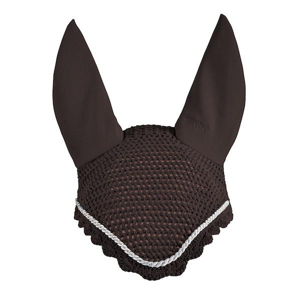 Eskadron Regular Silver Braid Fly Hood -Dark Brown-Pony (P2)-