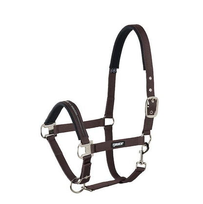 Eskadron Pin Buckle Headcollar -Dark Brown-Shetland (P1)-