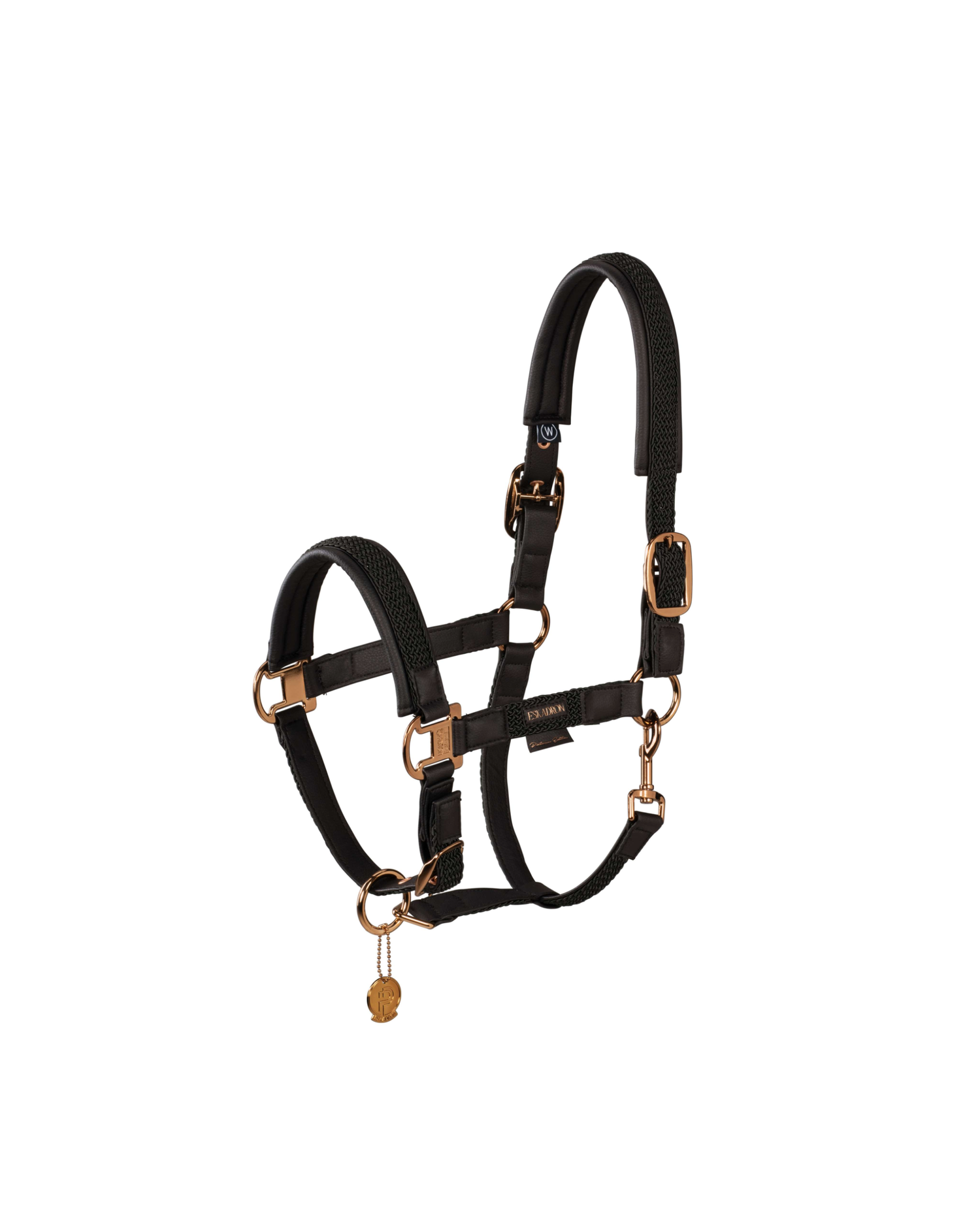 Eskadron Mesh Double Pin Head Collar Platinum Summer 2023 -Black-Pony (P2)-