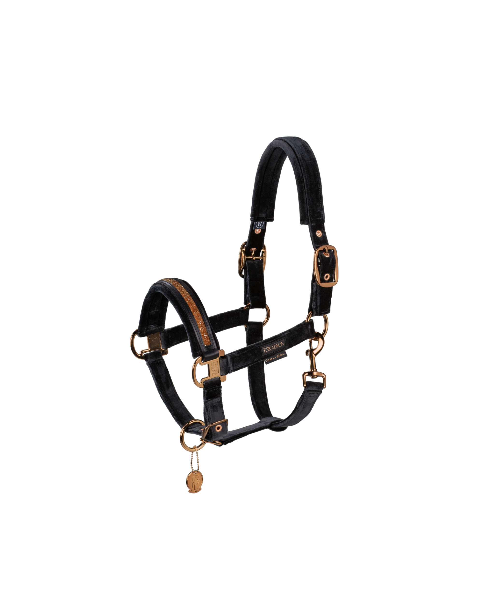 Eskadron Velvet Jewel Double Pin Head Collar Platinum Summer 2023 -Black-Shetland (P1)-