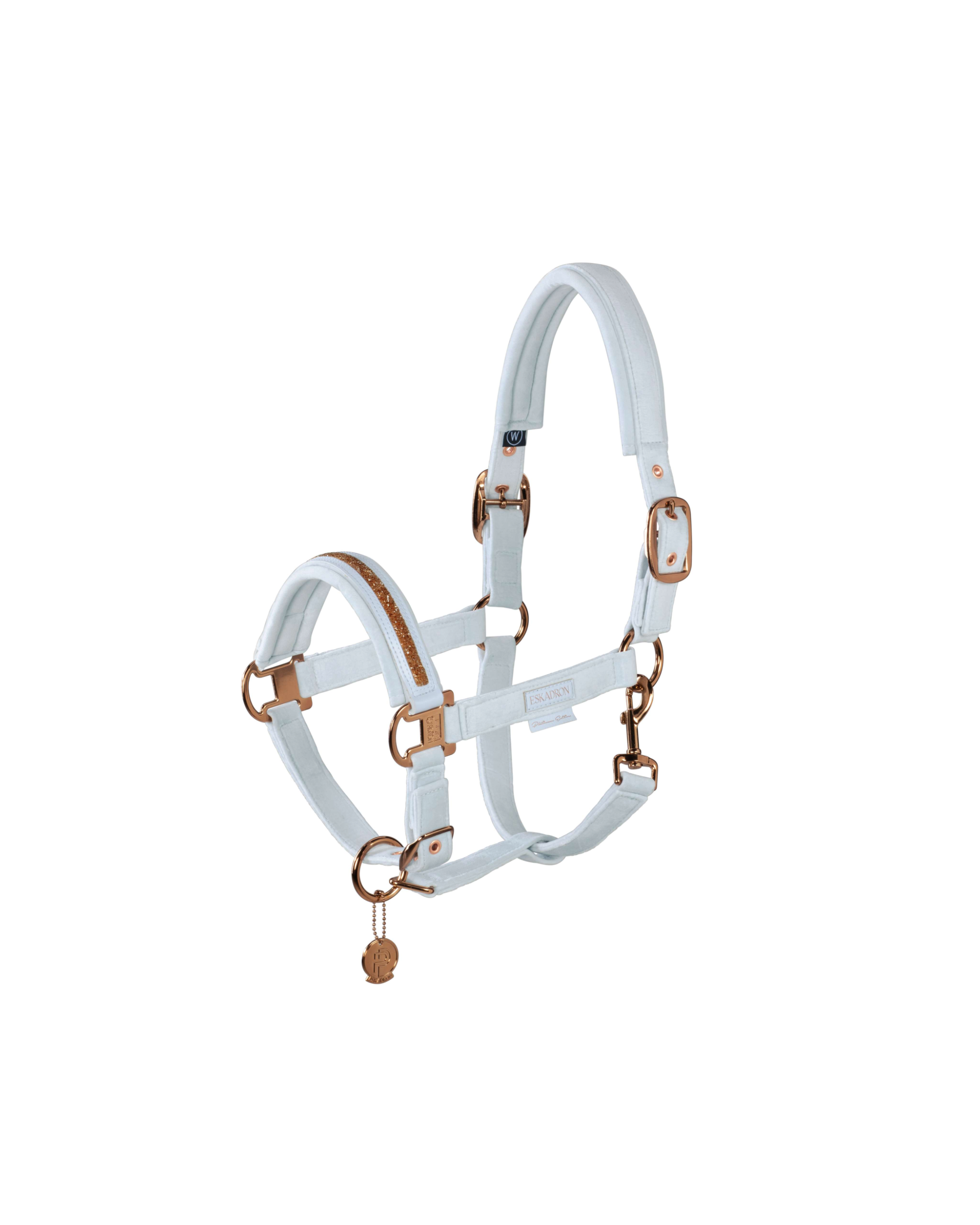Eskadron Velvet Jewel Double Pin Head Collar Platinum Summer 2023 -Powder Blue-Shetland (P1)-