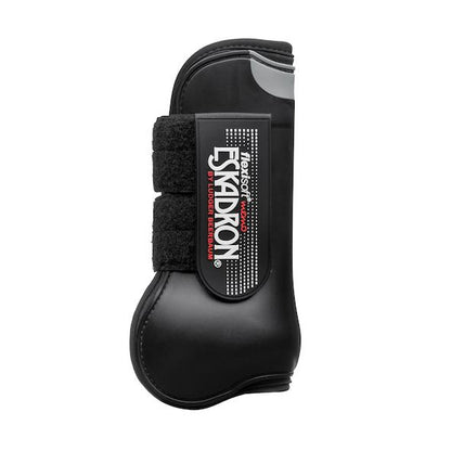 Eskadron Flexisoft Memo Tendon Boots (Front) -Black-Full-