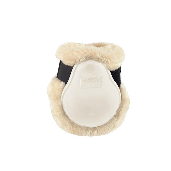 Eskadron Protection Faux Fur Fetlock Boots -White-Full-