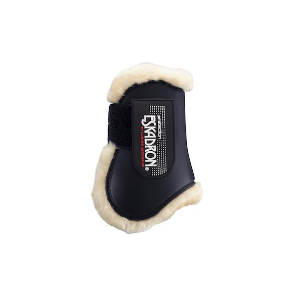 Eskadron Faux Fur Compact Tendon Boots (Hind) -Nightblue-Full-