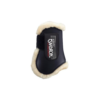 Eskadron Faux Fur Compact Tendon Boots (Hind) -Nightblue-Full-