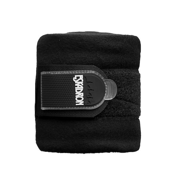 Eskadron Fleece Bandages (set of 4) -Black-Pony-