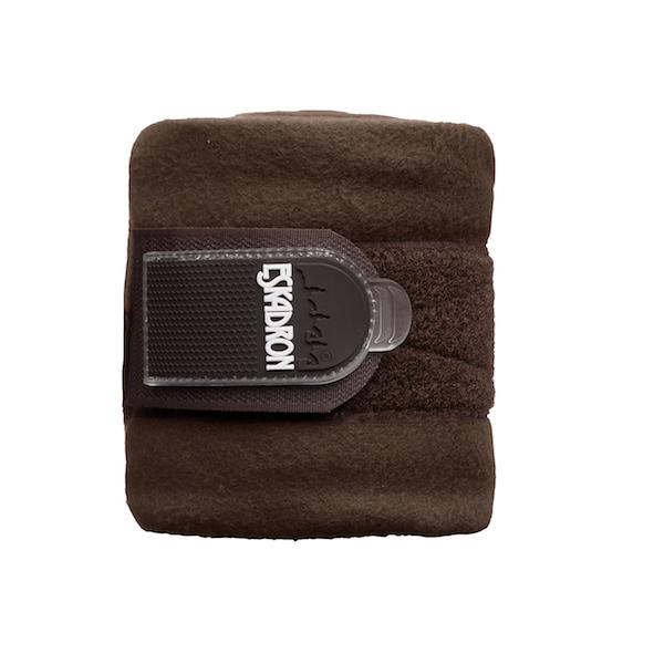 Eskadron Fleece Bandages (set of 4) -Dark Brown-Pony-