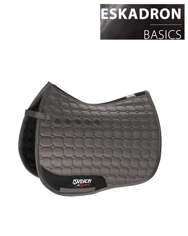 Eskadron Glossy Compact Saddle Cloth -Anthracite-Full - Dressage-