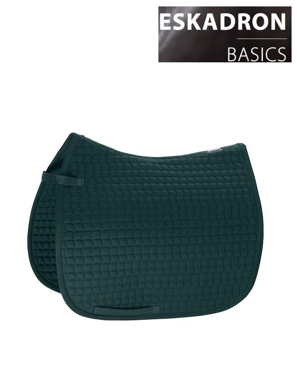 Eskadron Cotton Saddle Cloth -Racing Green-Pony - GP/Jumping-